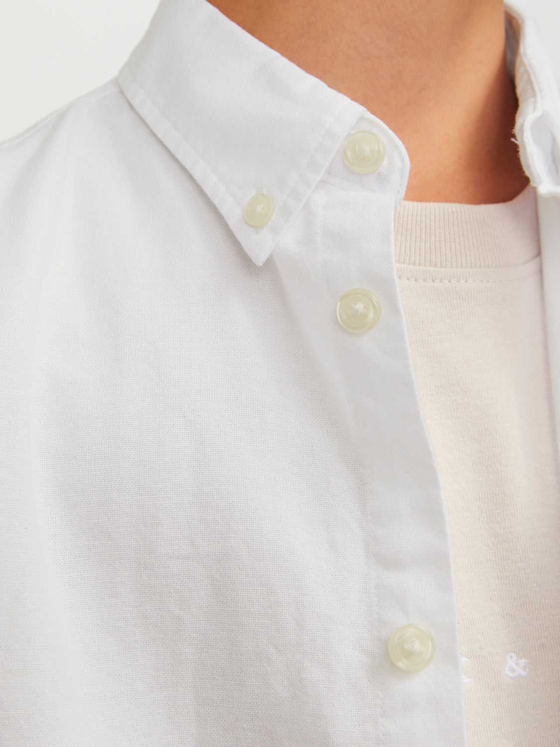 JJEOXFORD Shirts - White